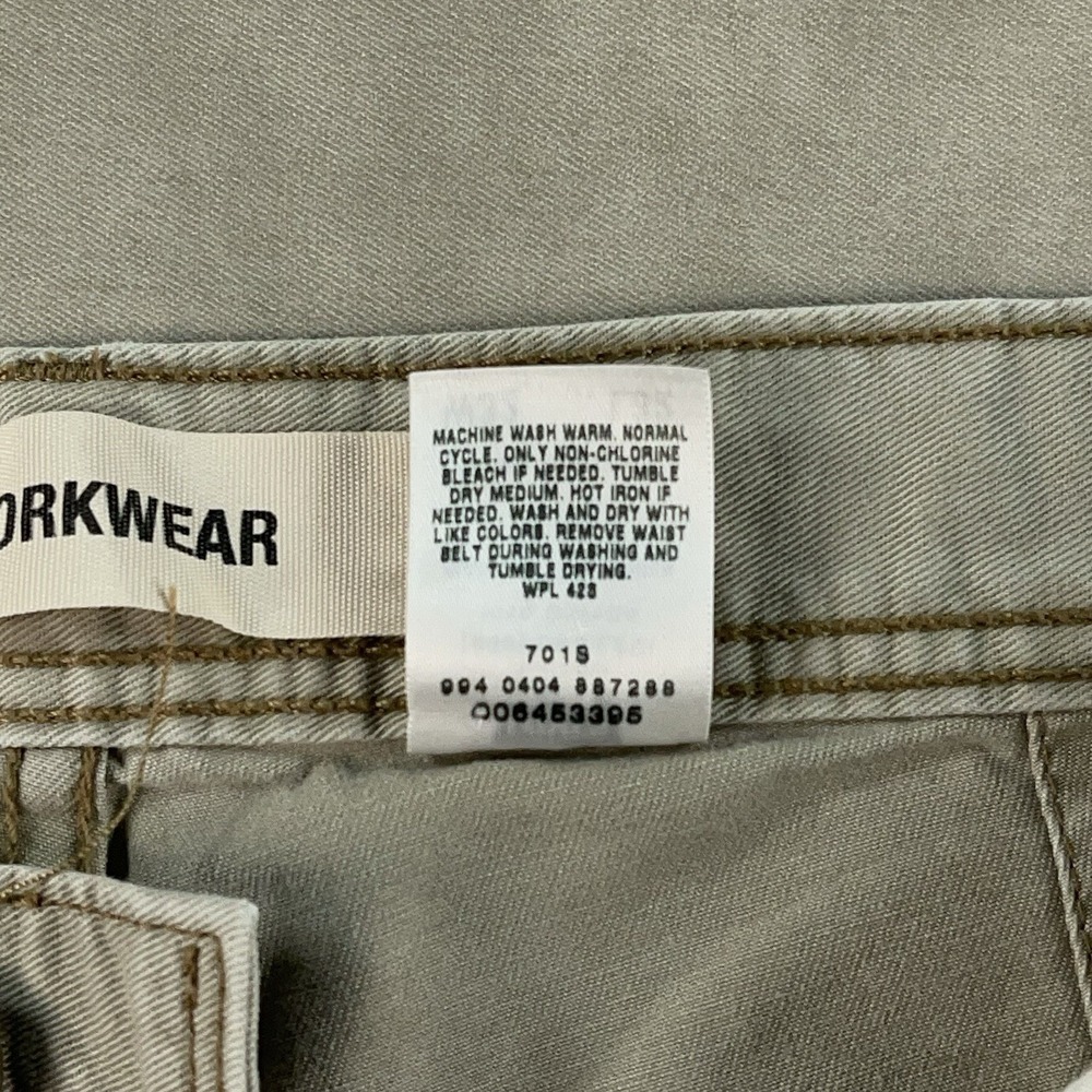 VTG Levis Loose Bootcut Pants Mens 32x32 Beige Workwear Grunge Skate (Fit 34x29) - Picture 6 of 16